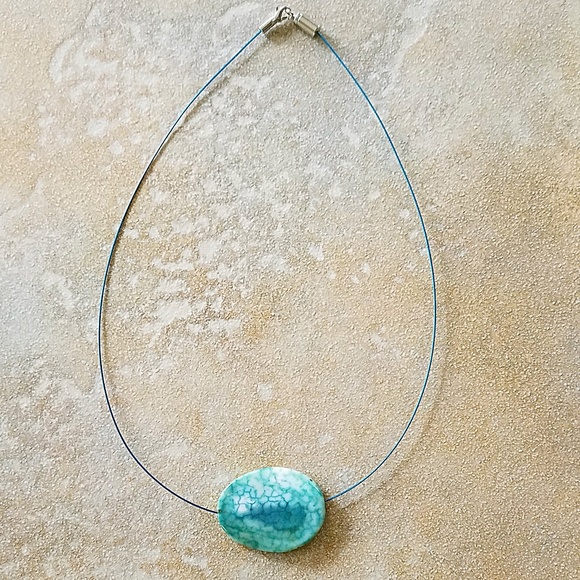 D. Leigh Jewelry - Hand Crafted Fire Agate Necklace 18” - Chakra